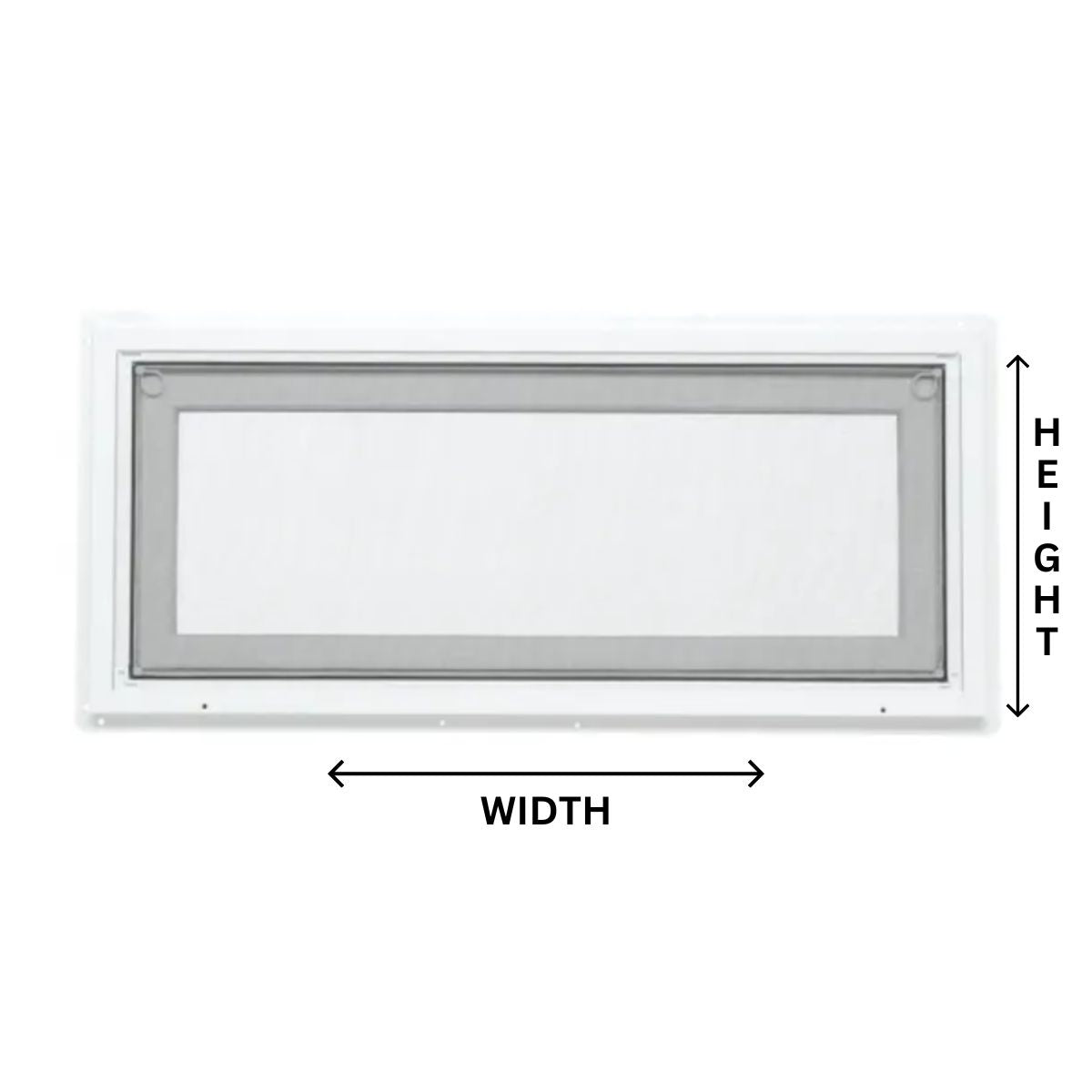 Basement Hopper Window - with Double Pane Low-E Glass